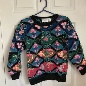 Beautiful Vintage Hand Knitted NORTHERN ISLES Women’s Sweater